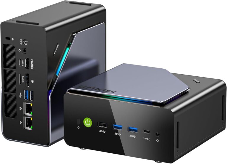 GMKtec K12 Mini PC with AMD Ryzen 7 H255 32GB DDR5