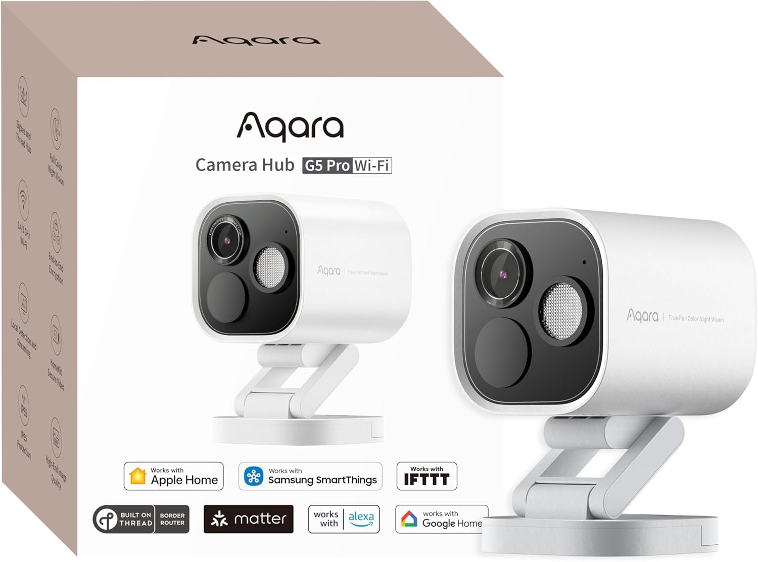 Aqara 4MP Camera Hub G5 Pro WiFi Security Camera Outdoor