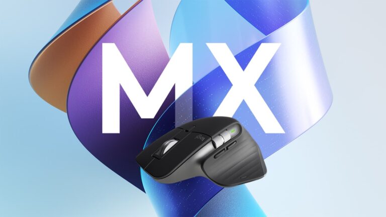 Logitech MX Master 3S wireless mouse in graphite