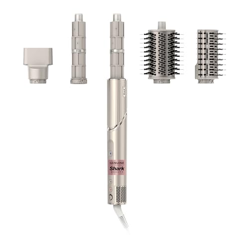Shark FlexStyle HD430 Air Styling and Drying System with all attachments including Auto-Wrap Curlers, Oval Brush, Paddle Brush and Concentrator in Stone color