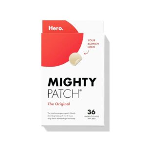 Hero Cosmetics Mighty Patch Original hydrocolloid acne pimple patches 36 count package