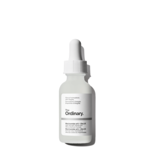 The Ordinary Niacinamide 10% + Zinc 1% serum bottle — pore-minimizing and oil-control serum for blemish-prone skin