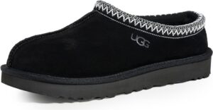 UGG Women's Tasman II Slipper in black suede