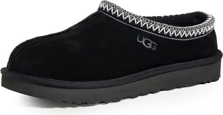 UGG Women's Tasman II Slipper in black suede