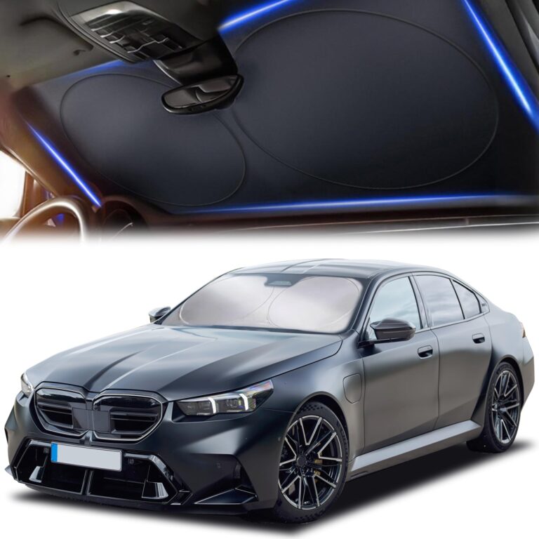 EcoNour Car Windshield Sun Shade 240T foldable accordion reflector
