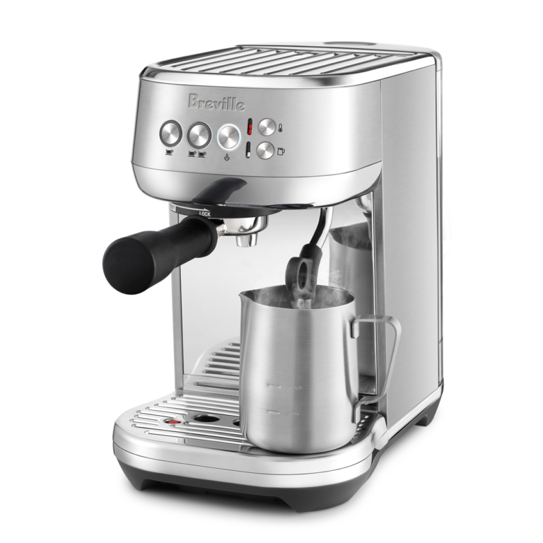 Breville Bambino Plus BES500BSS brushed stainless steel compact semi-automatic espresso machine