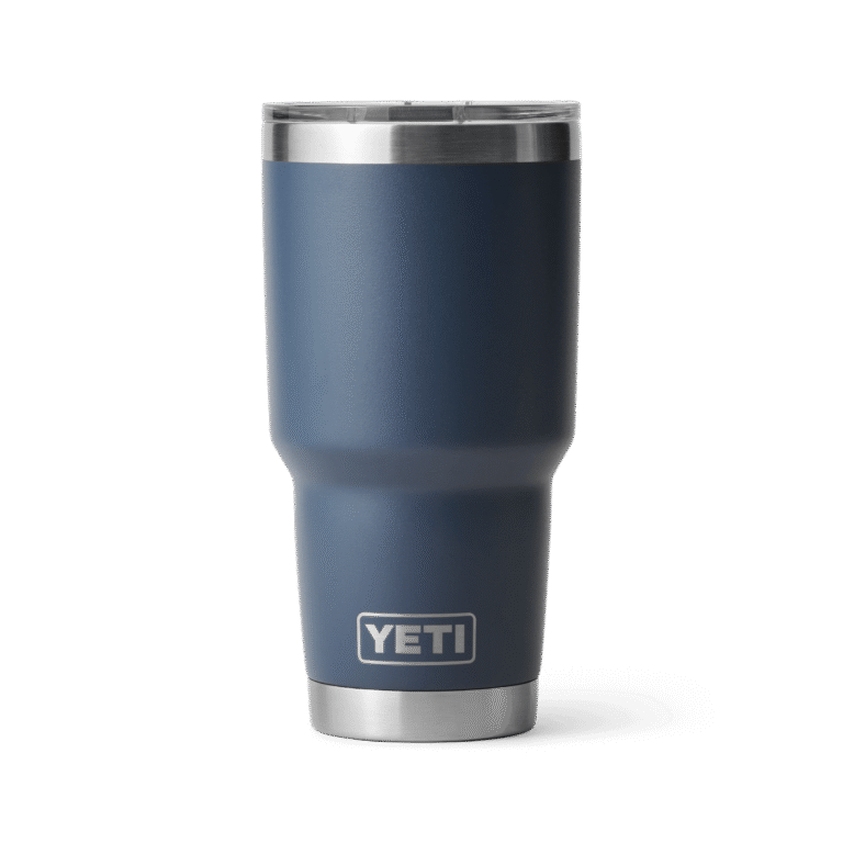 YETI Rambler 30 oz stainless steel insulated tumbler with MagSlider lid in navy blue