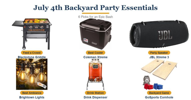 July 4th Backyard Party Essentials 2026: 6 Picks for an Epic Bash