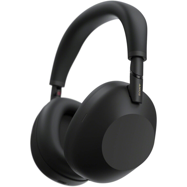 Sony WH-1000XM6 wireless noise cancelling headphones in black