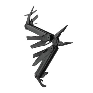 Leatherman Wave+ 18-in-1 Multi-Tool in stainless steel with nylon sheath