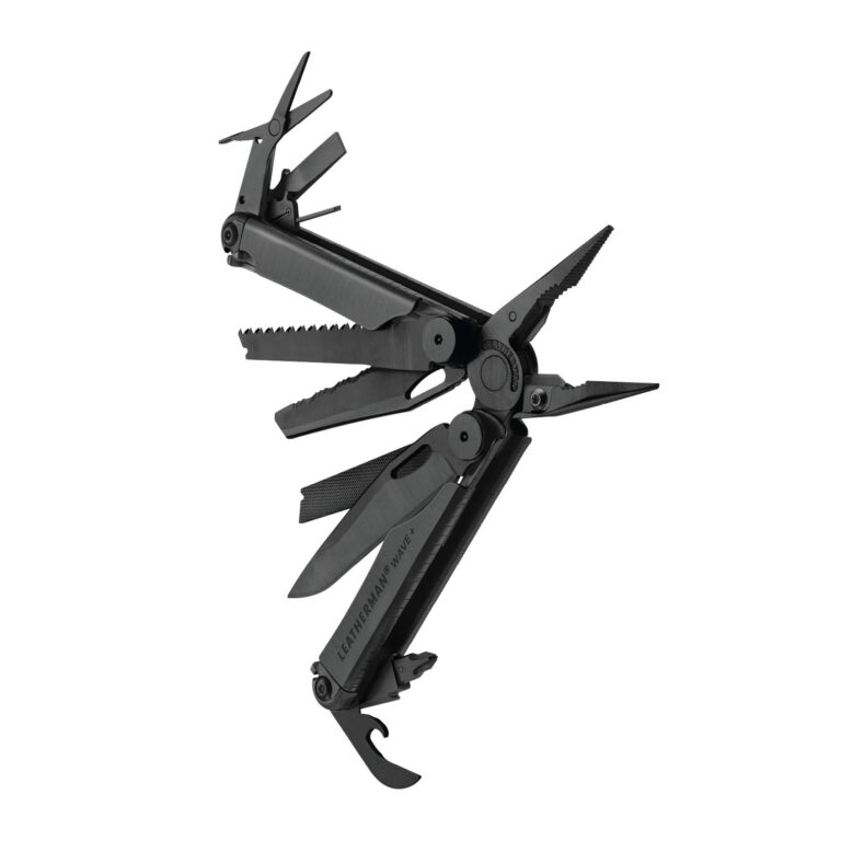 Leatherman Wave+ 18-in-1 Multi-Tool in stainless steel with nylon sheath