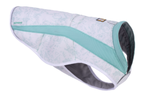 Ruffwear Swamp Cooler Dog Cooling Vest in Sage Green, evaporative cooling dog vest