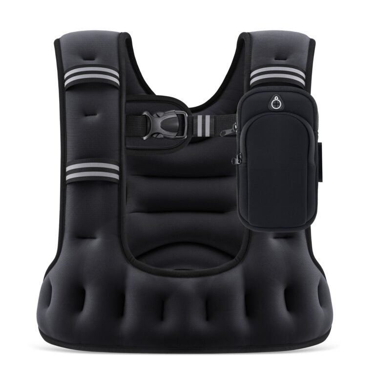 ZELUS 12 lb Weighted Vest with reflective stripe
