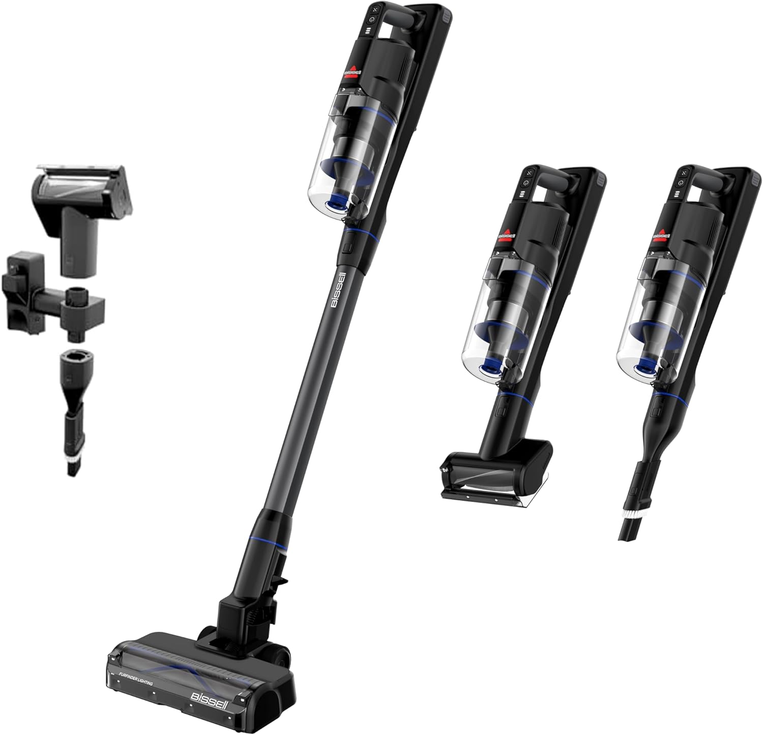 Bissell PowerClean FurGuard 280W cordless stick vacuum with self-cleaning brush roll and FurFinder upholstery tool