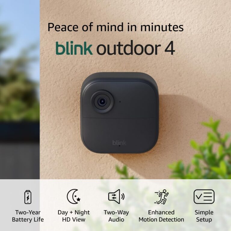 Blink Outdoor 4 wireless outdoor security camera with Sync Module Core