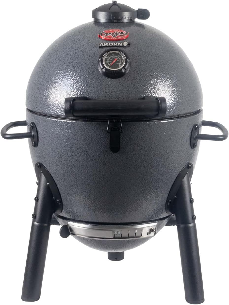 Char-Griller AKORN Jr. Portable Kamado Charcoal Grill and Smoker