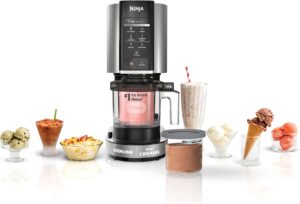 Ninja CREAMi ice cream maker with pint container and Creamerizer paddle