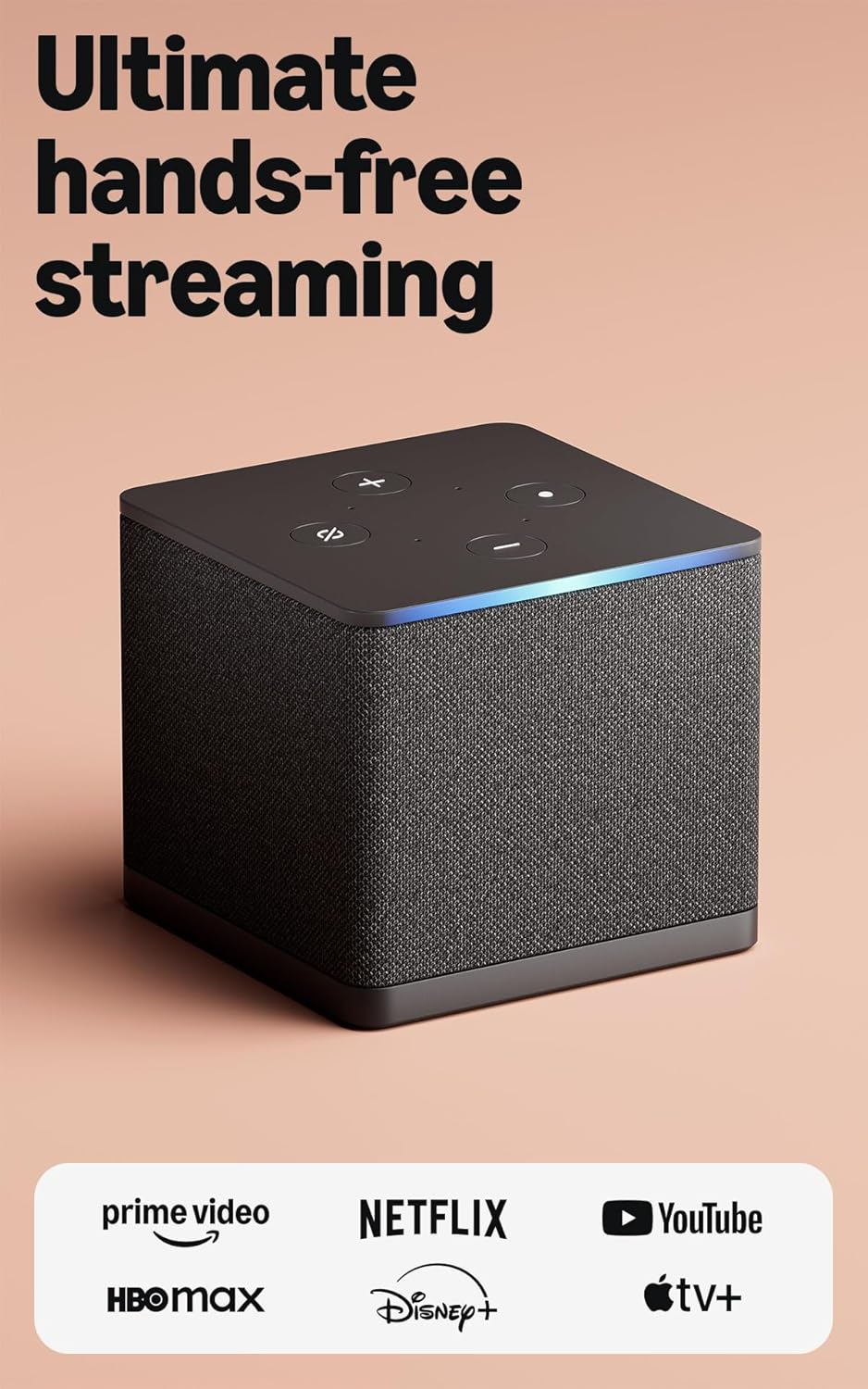 Amazon Fire TV Cube hands-free streaming device with Alexa