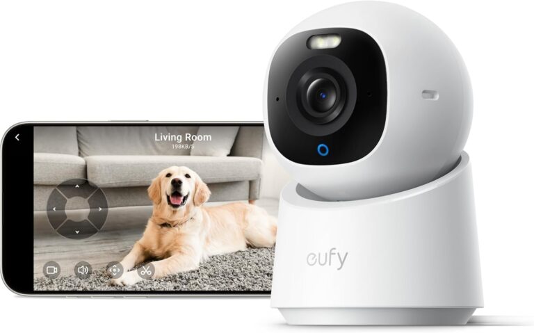 eufy Indoor Cam E30 4K indoor security camera with color night vision