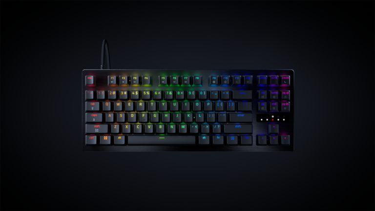Razer Huntsman V3 Tenkeyless 8KHz analog optical gaming keyboard with PBT keycaps
