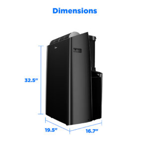 Midea Duo MAP14S1TBL dual-hose portable air conditioner