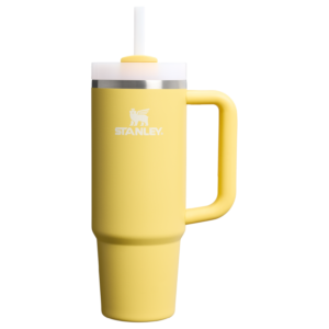 Stanley Quencher H2.0 FlowState Tumbler 30oz in Daffodil yellow with straw lid