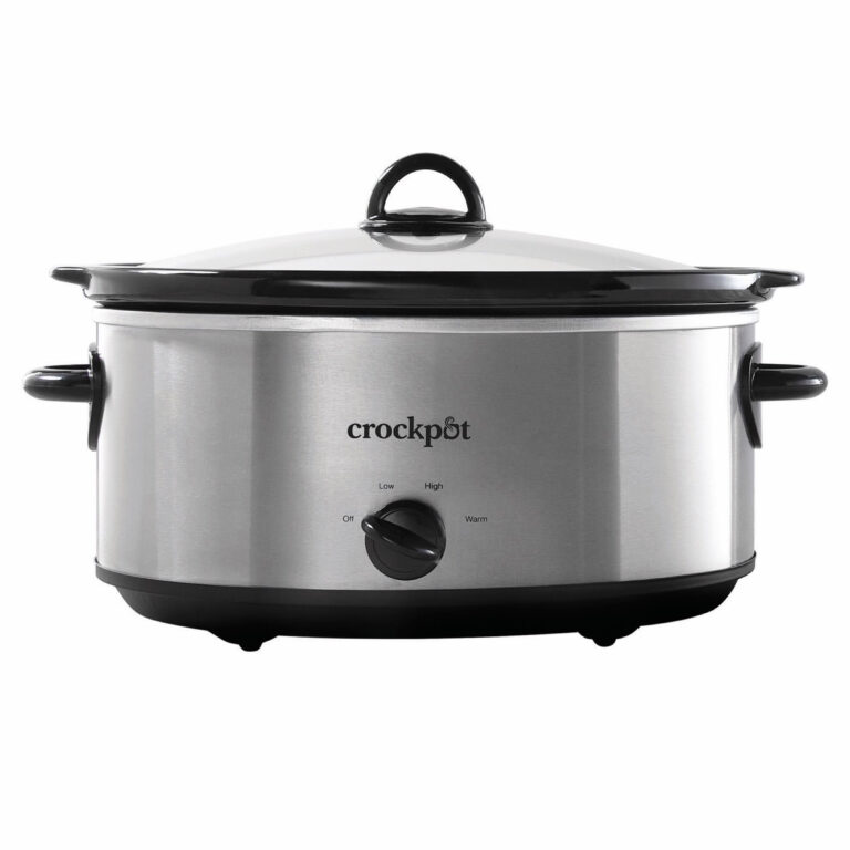 Crock-Pot 7-Quart Manual Slow Cooker, stainless steel, model SCV700SS