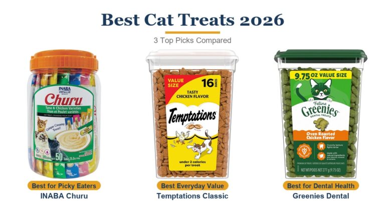 Best Cat Treats for Cats 2026: Top 3 Picks Compared