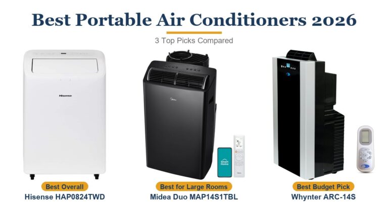Best Portable Air Conditioners for Summer 2026: 3 Top Picks Compared