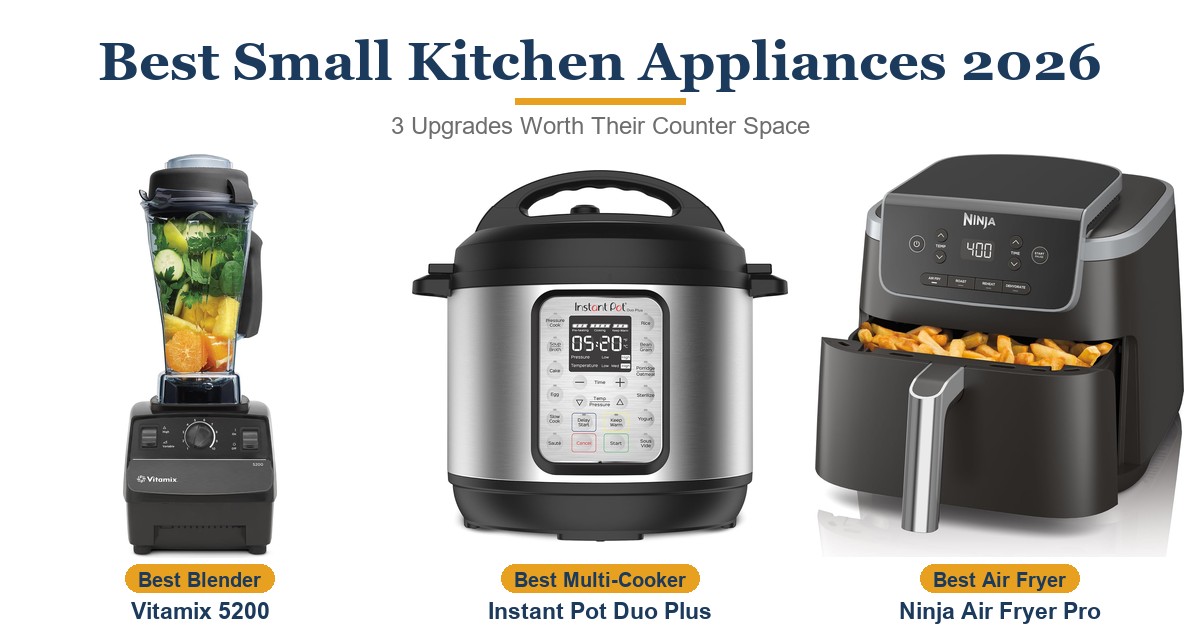 Best Small Kitchen Appliances of 2026: Our Top 3 Picks