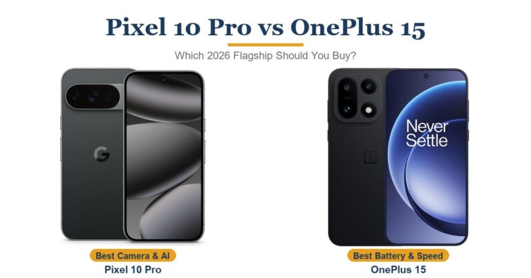 Google Pixel 10 Pro vs OnePlus 15 (2026): Full Comparison