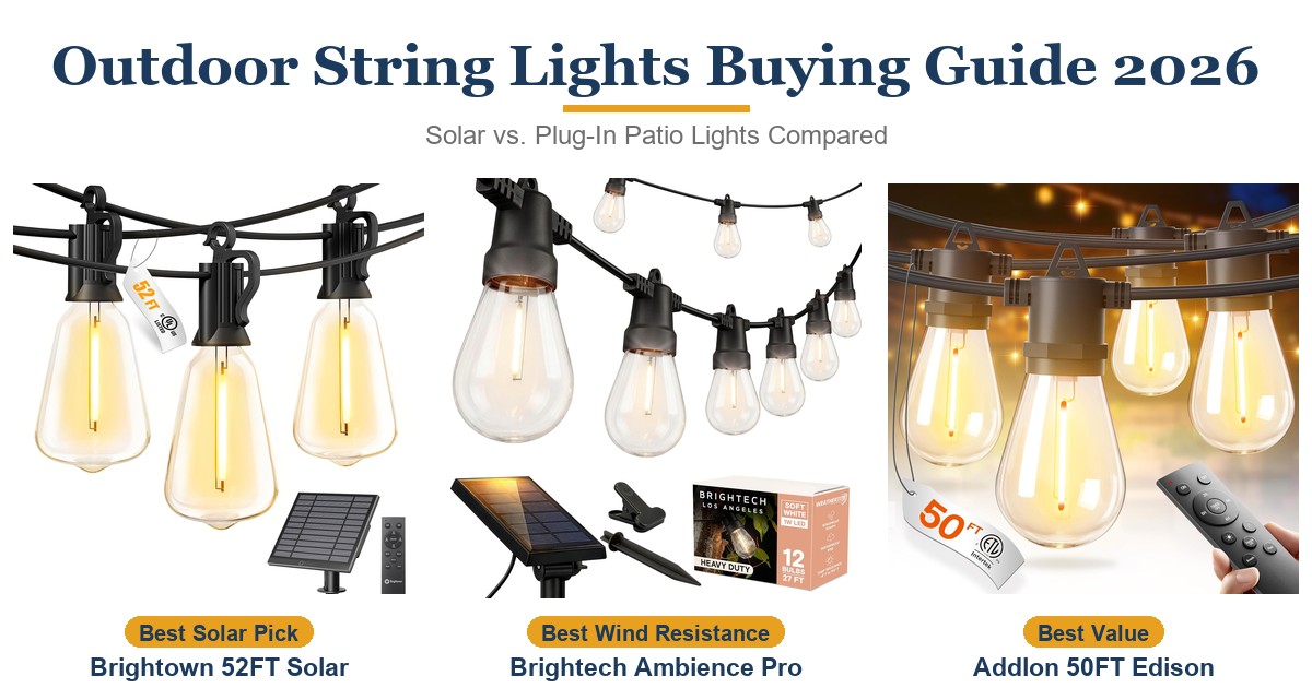How to Choose Outdoor String Lights for Your Patio in 2026