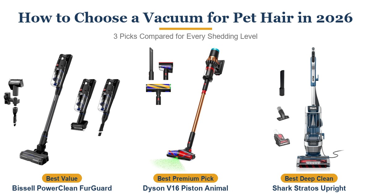 How to Choose a Vacuum for Pet Hair in 2026