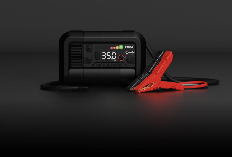 NOCO Boost Air AX65 2000A jump starter and tire inflator combo, official product render