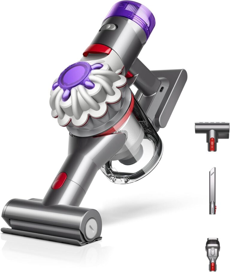 Dyson Car+Boat Handheld Vacuum with mini motorized brush and crevice tool attachments