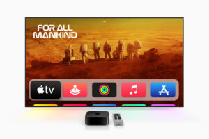 Apple TV 4K (3rd Generation) streaming box and Siri Remote