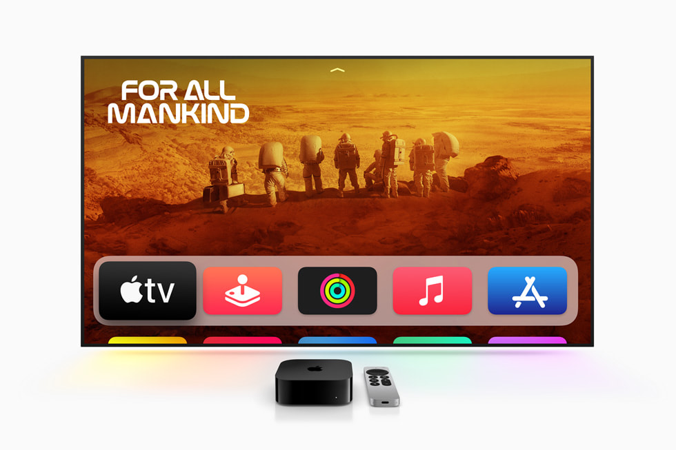 Apple TV 4K (3rd Generation) streaming box and Siri Remote