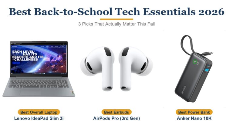 Best Back-to-School Tech Essentials for 2026