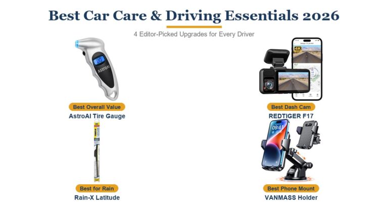 Best Car Care & Driving Essentials for 2026: 4 Top Picks