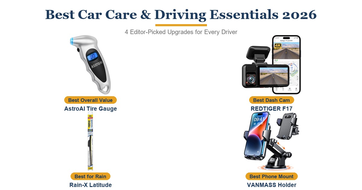 Best Car Care & Driving Essentials 2026