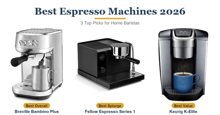 Best Espresso and Coffee Machines for Home 2026: 3 Top Picks