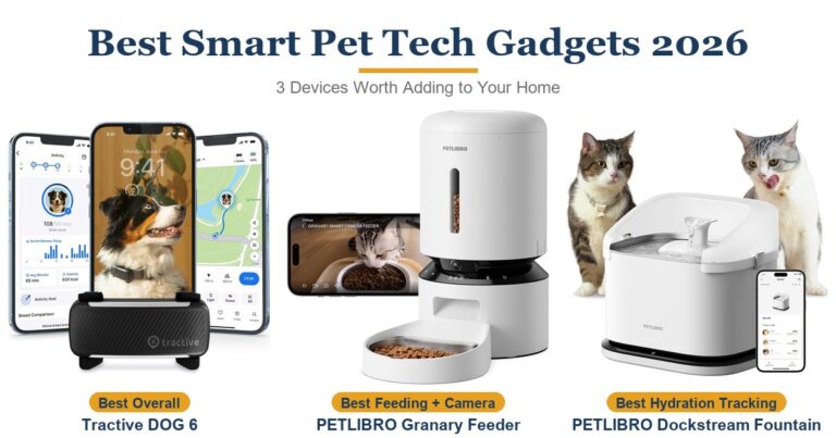 Best Smart Pet Tech Gadgets 2026: 3 Devices Worth Adding to Your Home
