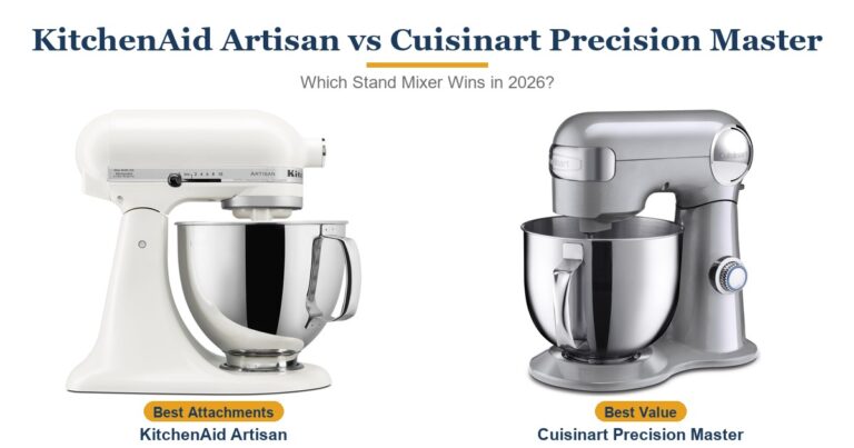 KitchenAid Artisan vs Cuisinart Precision Master: Which Stand Mixer Should You Buy in 2026?