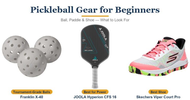How to Choose Pickleball Gear for Beginners in 2026: What to Look For