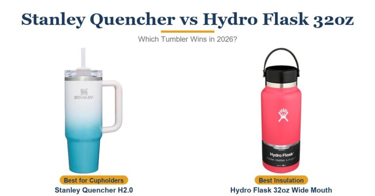 Stanley Quencher H2.0 vs Hydro Flask 32oz: Which Should You Buy in 2026?