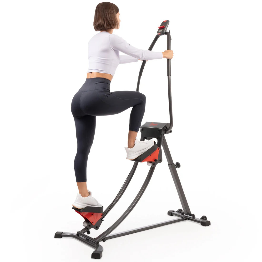 Sunny Health & Fitness Curved Step Climber with long stride and 4 incline angles, model SF-S023051