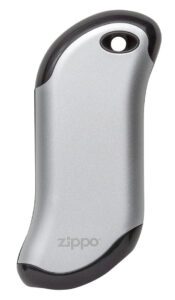 Zippo Silver HeatBank 9s rechargeable hand warmer and USB power bank