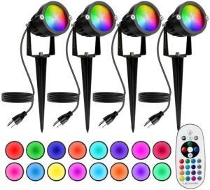 BeeLinks Color-Changing Spotlights, 4 Pack