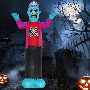 SHDEJTG 12 ft Blue Zombie Inflatable