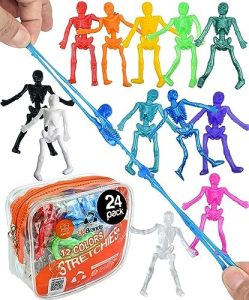 UpBrands Stretchy Skeleton Toys, 24 Pack